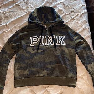 Quarter Zip VS Pink Hoodie